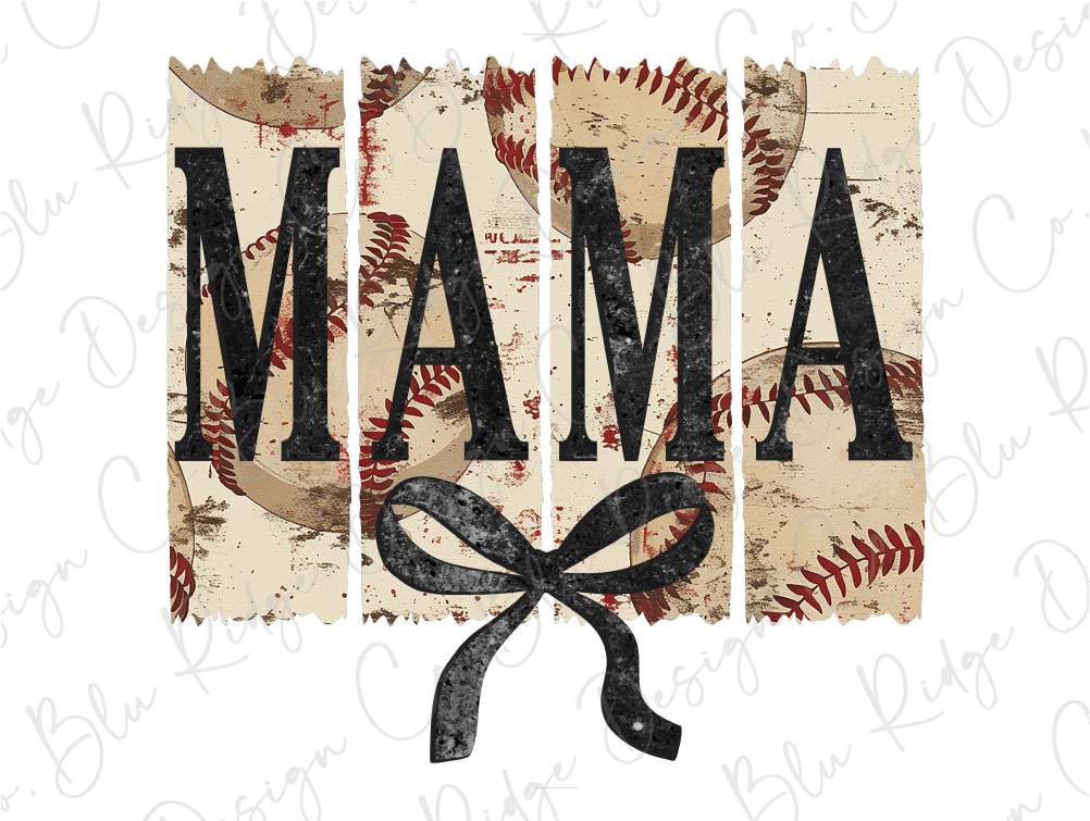 a baseball themed sign with a bow on it