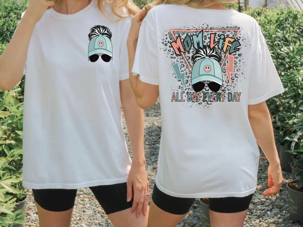 a couple of women standing next to each other