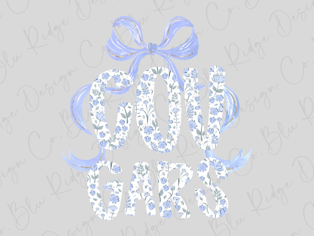 a floral pattern with the word "COUGARS" written in a decorative font.