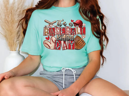a woman wearing a t - shirt that says it's valentine's day