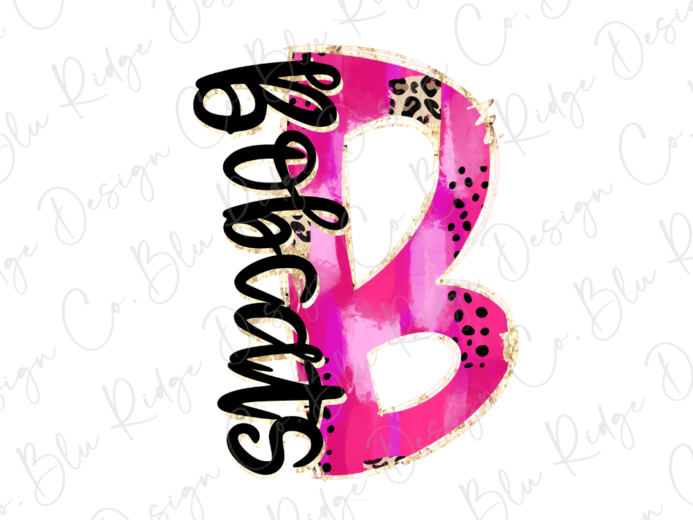 A pink and black stylized letter 'B' with the word "Bobs" written in cursive below it.