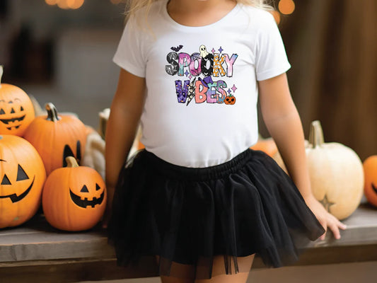 Halloween Spooky Vibes Graphic T-Shirt