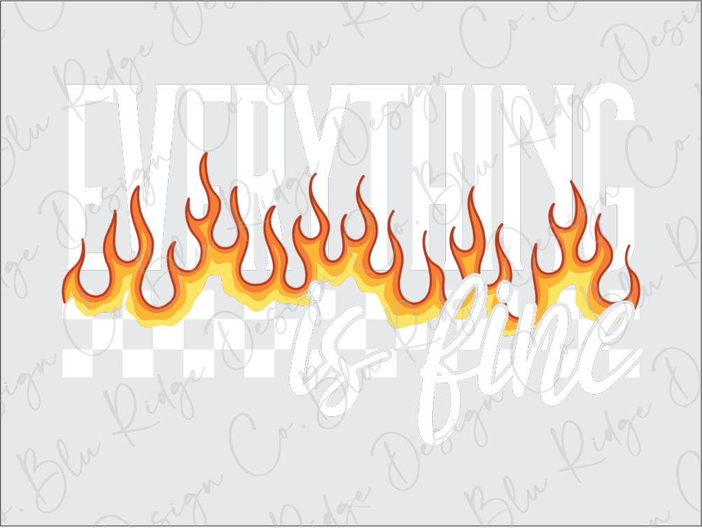 a sticker that says everything is fine