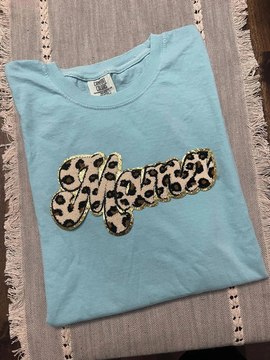 Mama Leopard Chenille Patch Blu Ridge Design Co