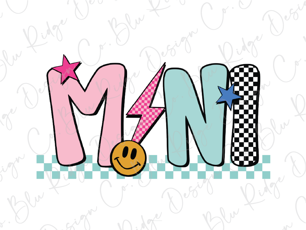the word m is for man with a smiley face
