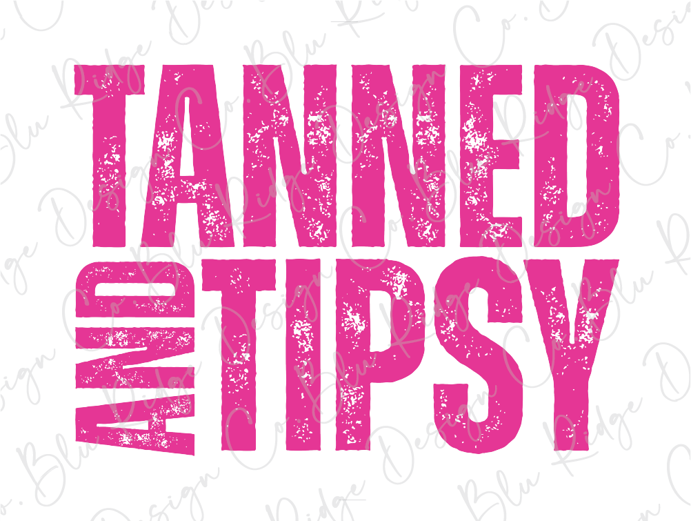 a pink and white sign that says banned tipsy