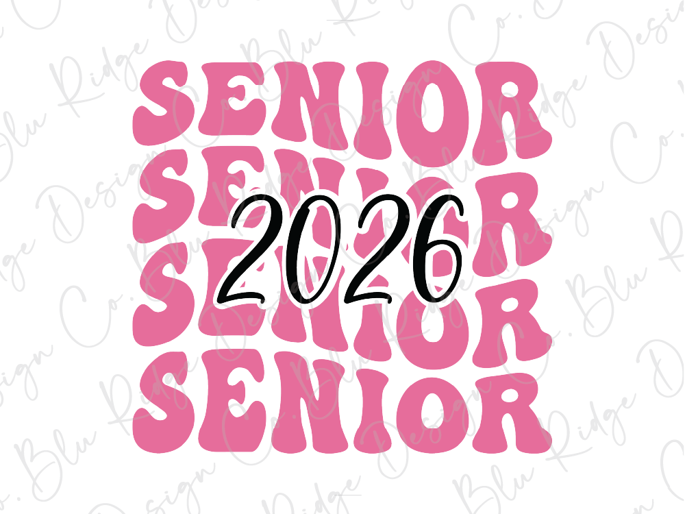 the text "SENIOR SONS" in a stylized font, with the number "2026" prominently displayed in the center.