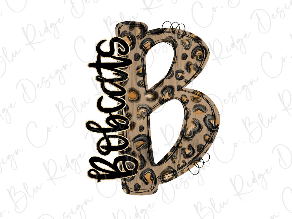 A stylized letter 'B' with a leopard print pattern, featuring the word "Boogie" written in cursive script.