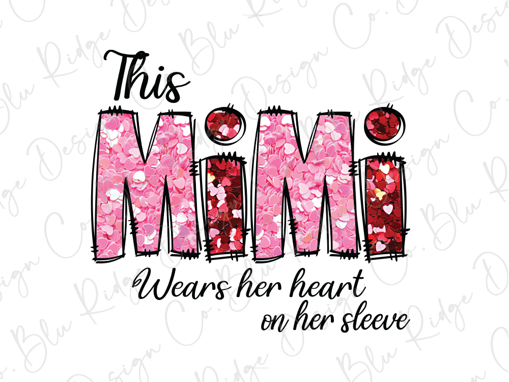 this mom wears her heart on her sleeve