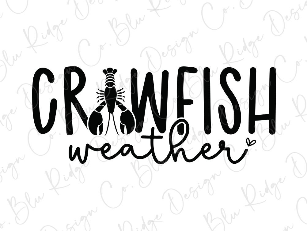 a black and white image of a crawfish weather
