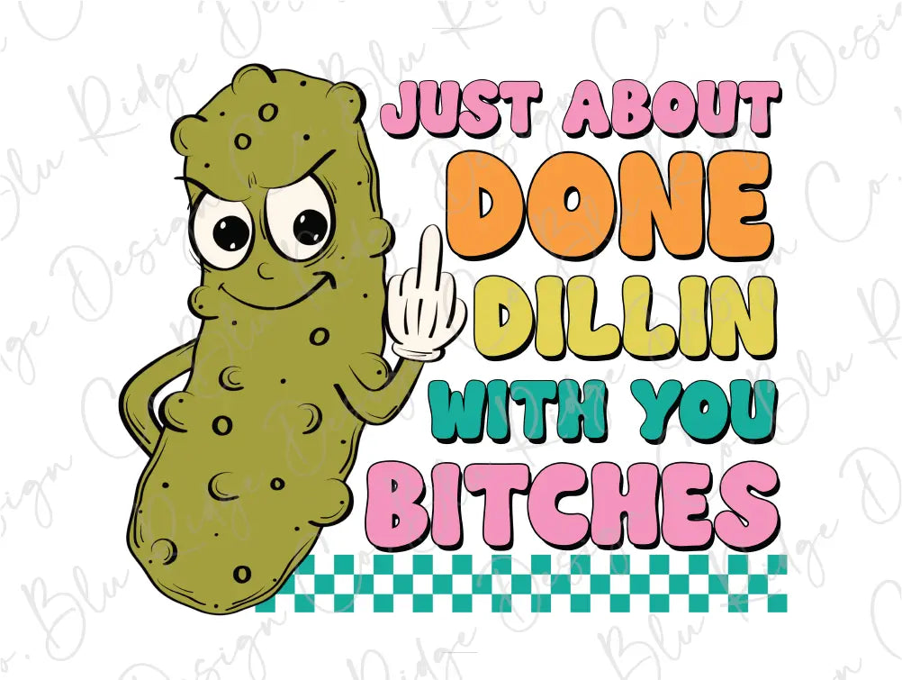 a green pickle with a fork in it's hand