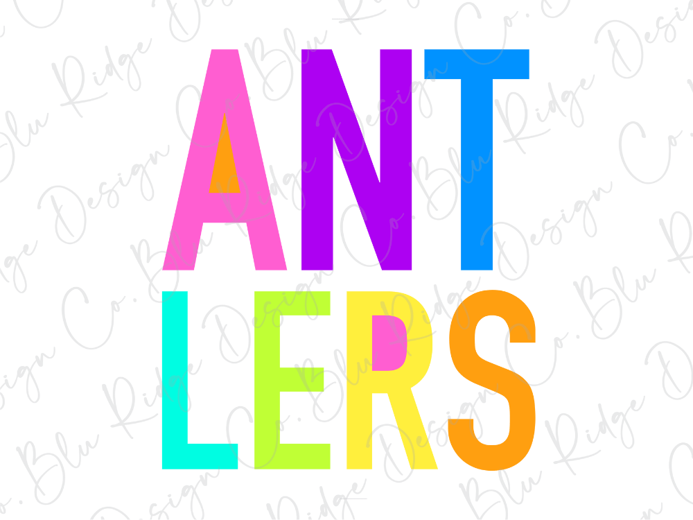 the text "ANT LERS" in a large, colorful font.