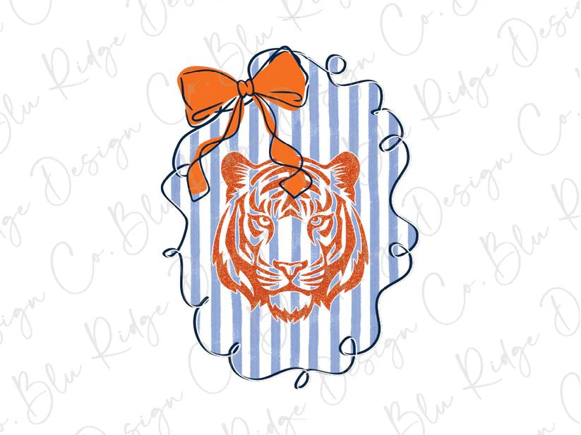 Preppy Tigers Coquette Graphic T-Shirt