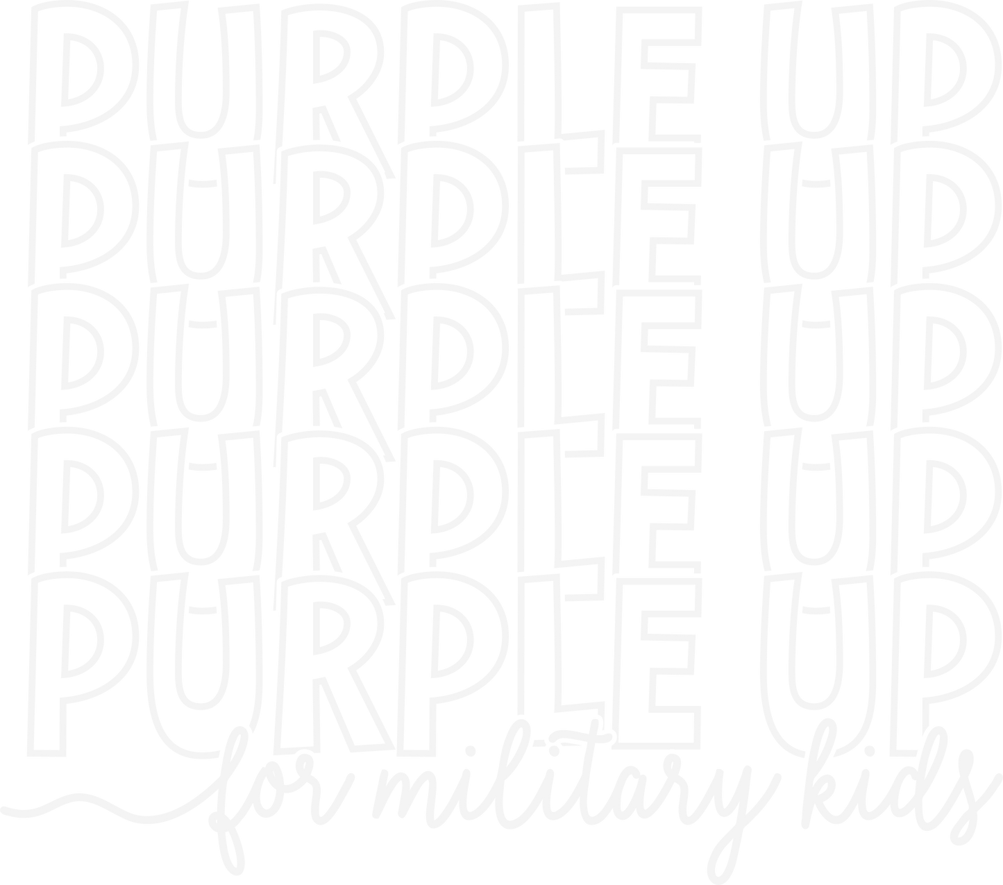 a white background with the words purple on it