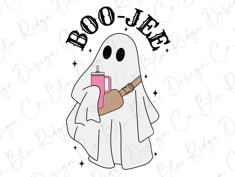 Boo-Jee Halloween Ghost Graphic T-Shirt