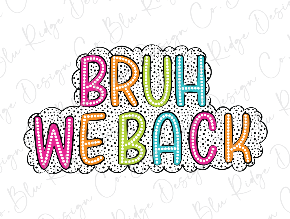 a brush we back sign with the words brush we back