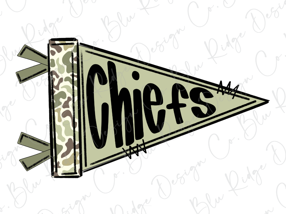 A flag with the word "ChIEF" written on it in a stylized font.