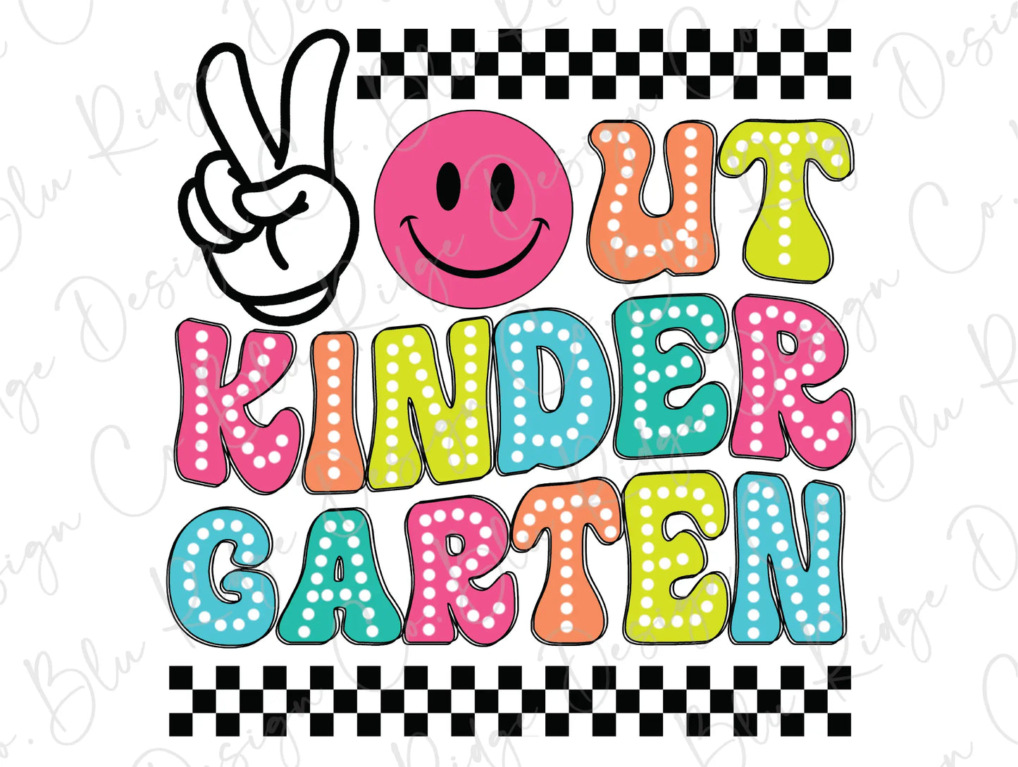 a sign that says out kinder garden