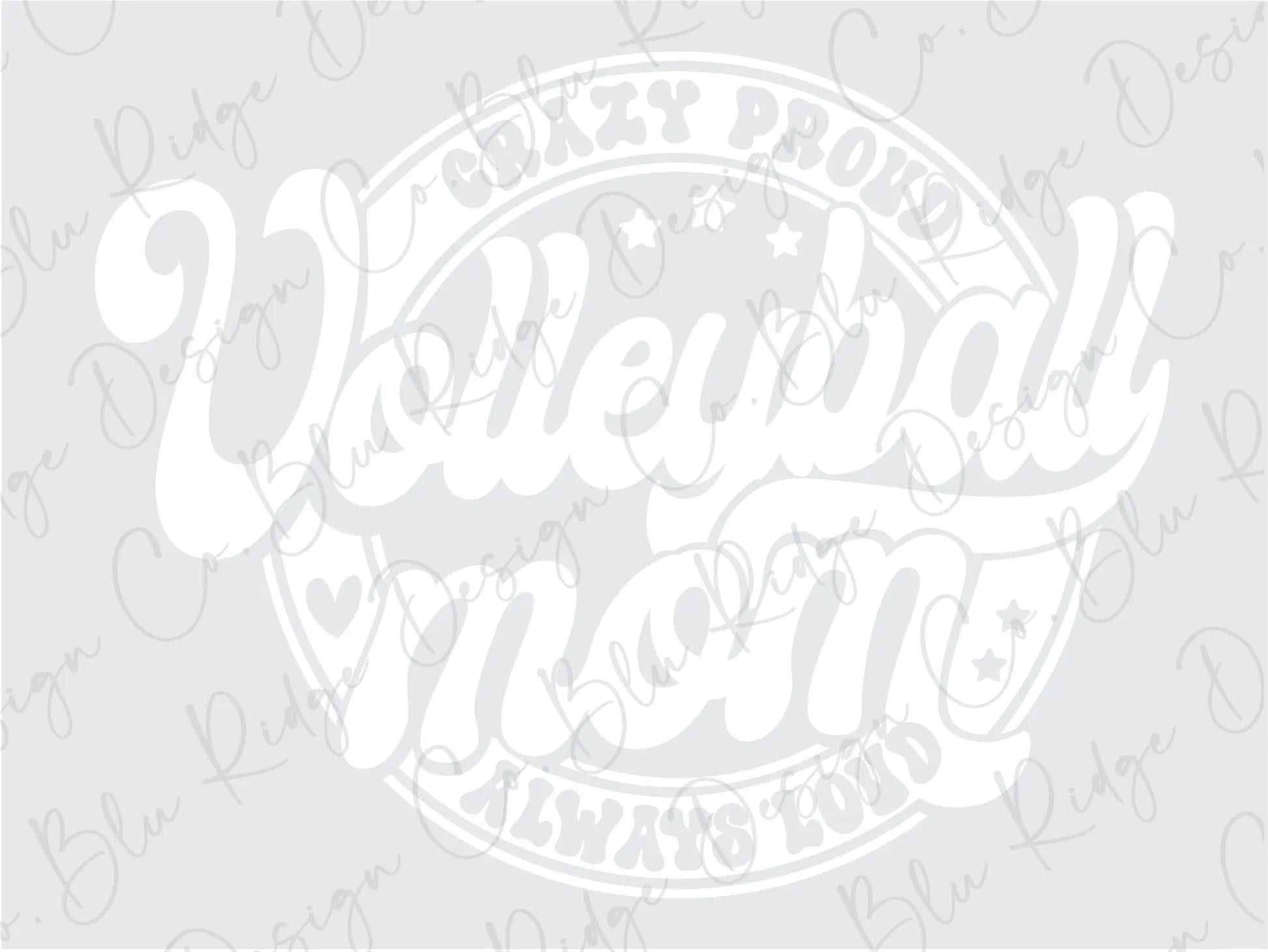 a white logo with the words congratulations mom on it
