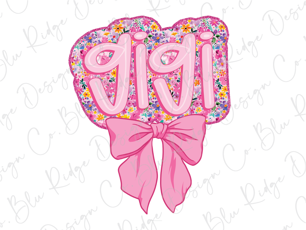 a pink heart shaped balloon with a bow