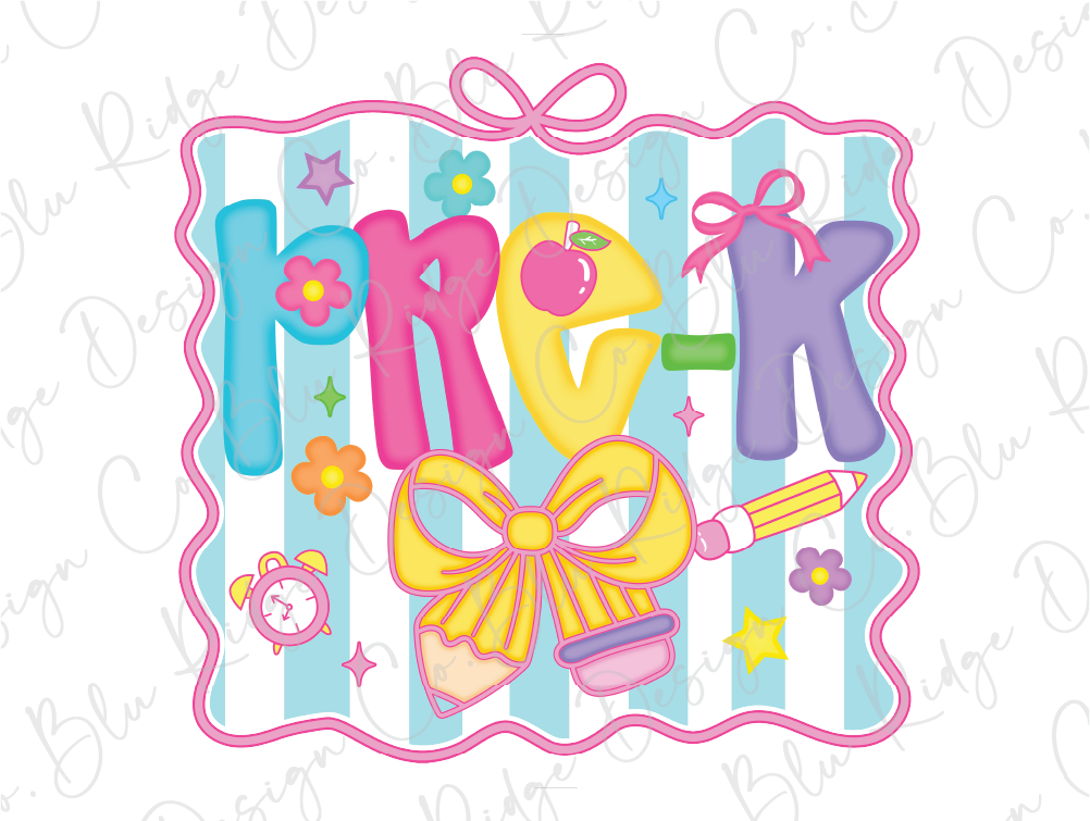 a picture of a girl's name on a striped background