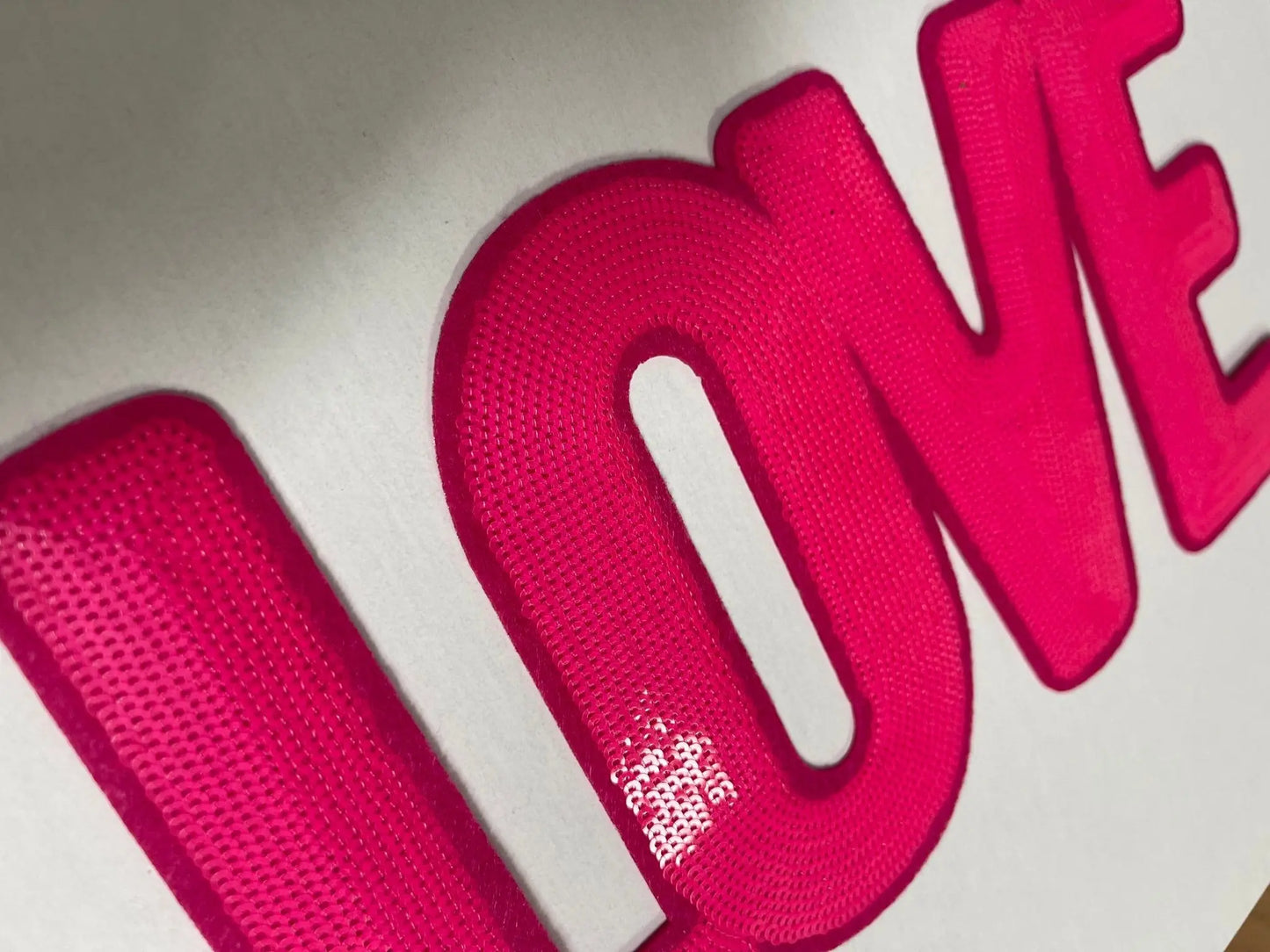 Love Sequin Patch Blu Ridge Design Co
