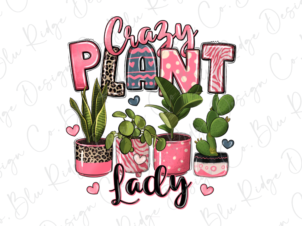 Crazy Plant Lady Graphic T-Shirt