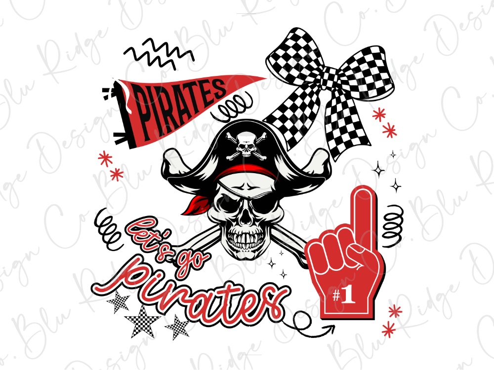 Let's Go Pirates Graphic T-Shirt