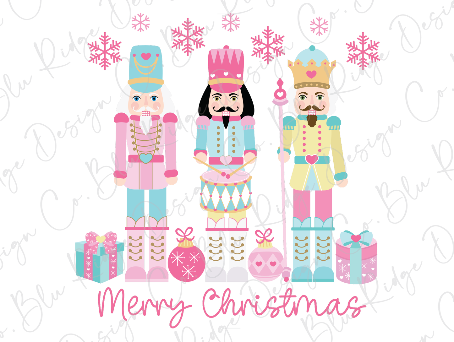 Merry Christmas Nutcracker Graphic T-Shirt
