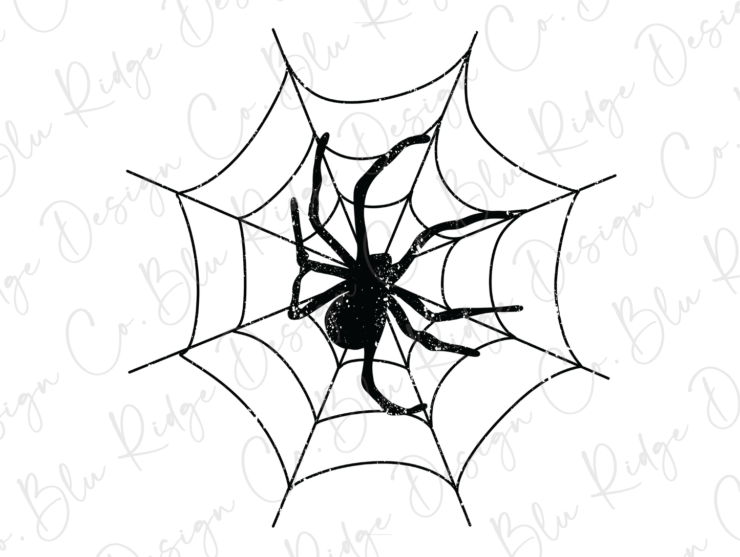 Spooky Spider Spine Skeleton (Back/Pocket Combo) Graphic T-Shirt