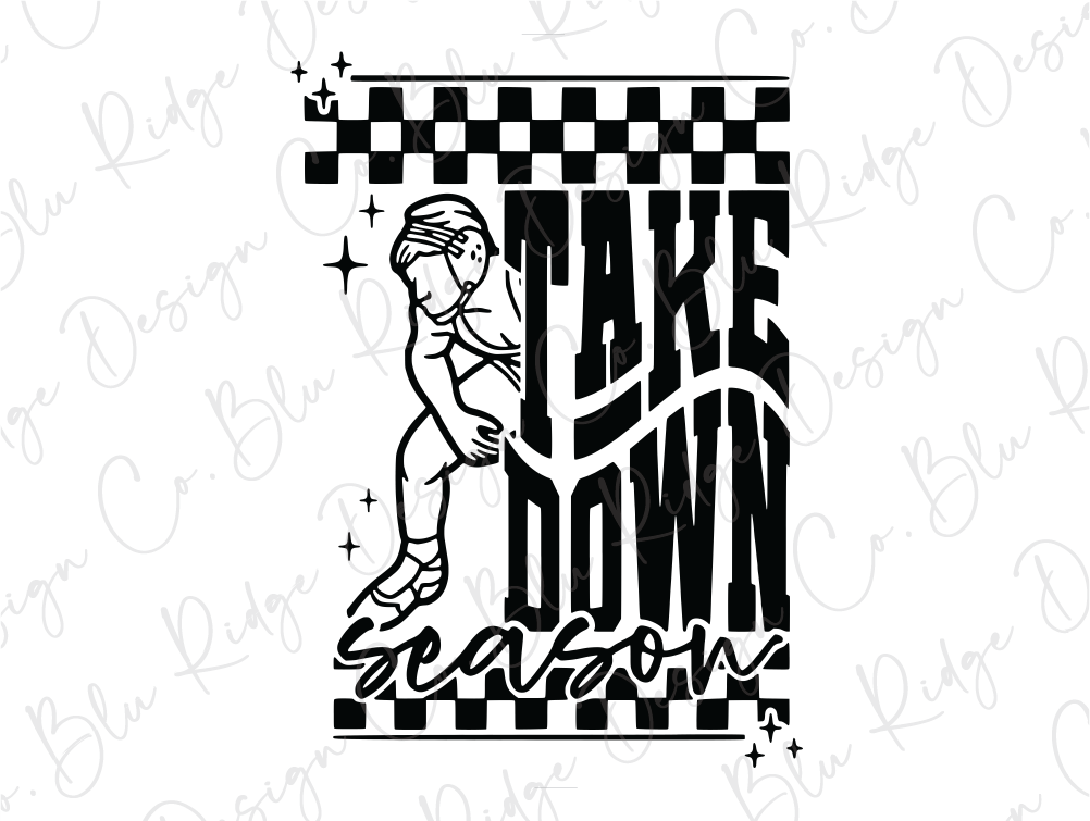 Take Down Wrestling Season Graphic T-Shirt