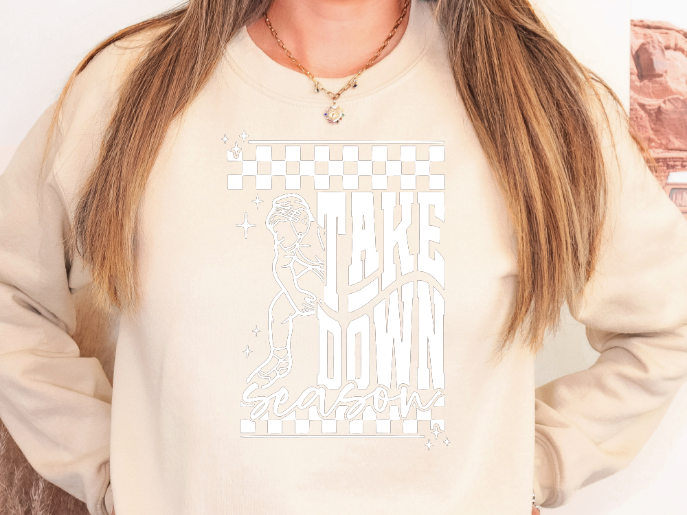 Take Down Wrestling Season Graphic T-Shirt