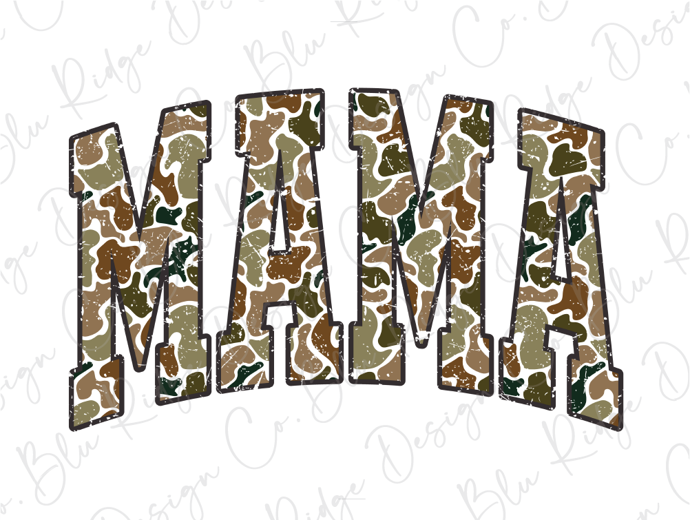 Camo Mama Graphic T-Shirt