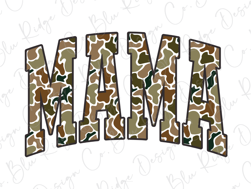 Camo Mama Graphic T-Shirt