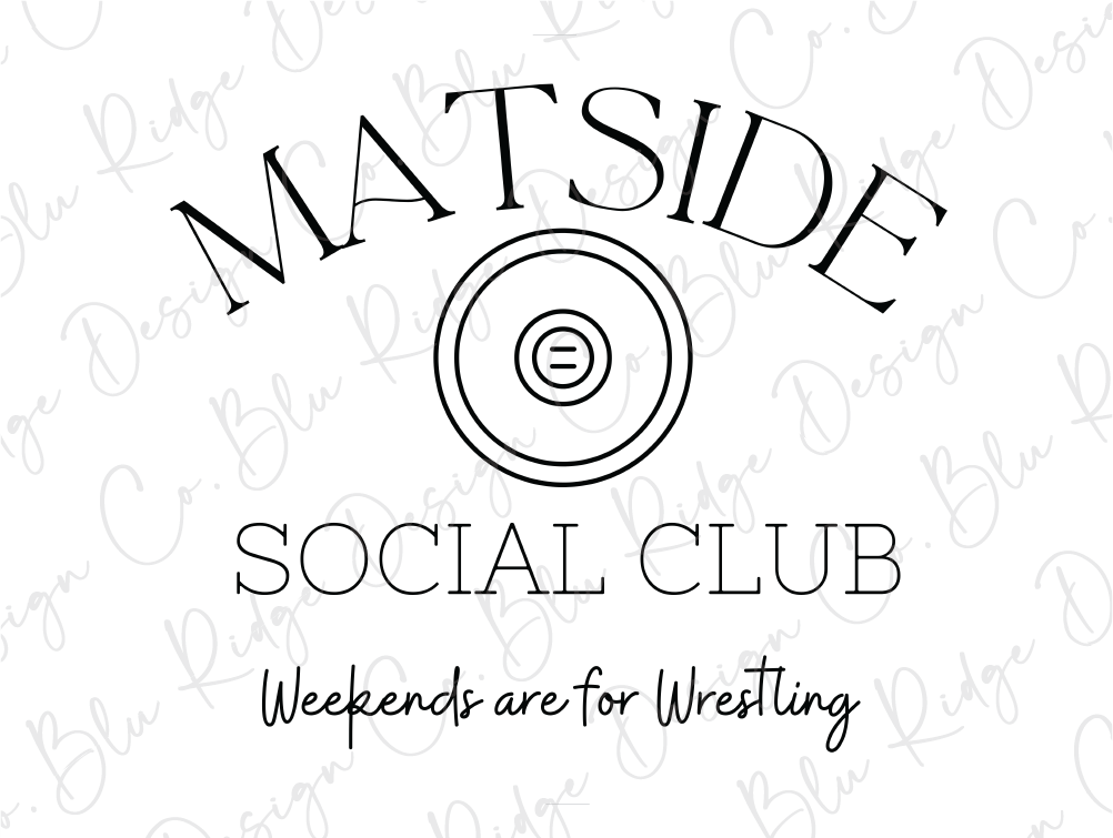 Matside Social Club Weekends are for Wrestling Graphic T-Shirt