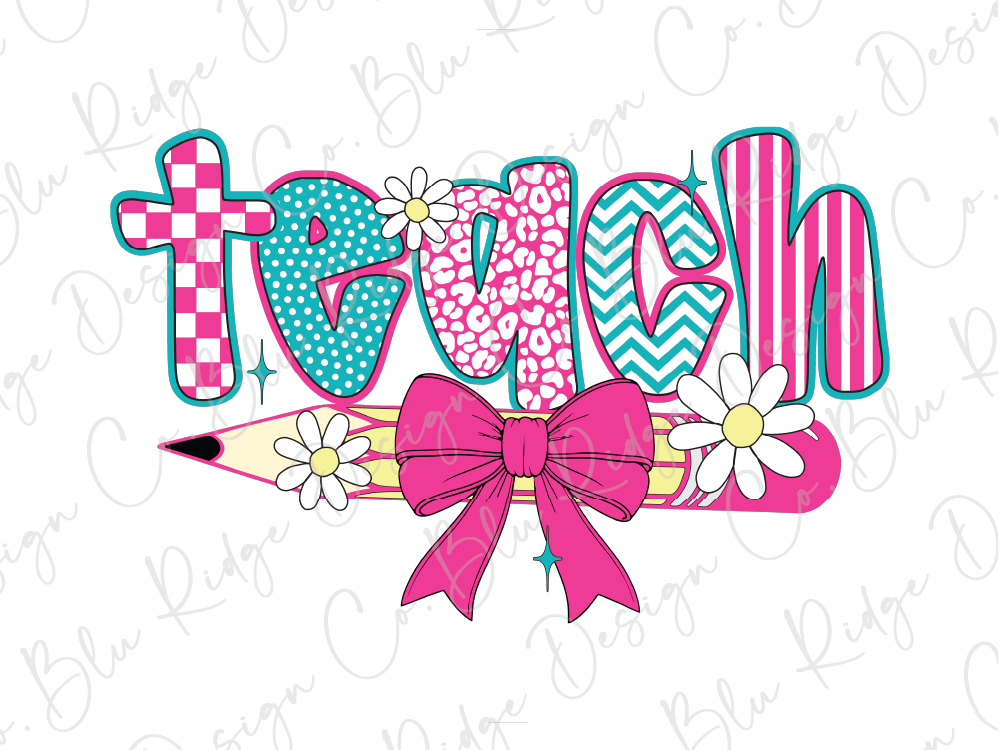 the word faith is decorated with flowers and a bow