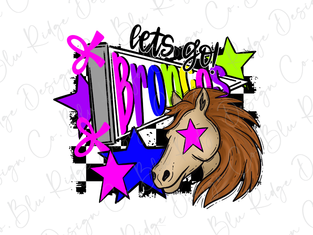 a stylized illustration of a horse with a star on its forehead, surrounded by colorful and abstract elements such as stars, lines, and text.