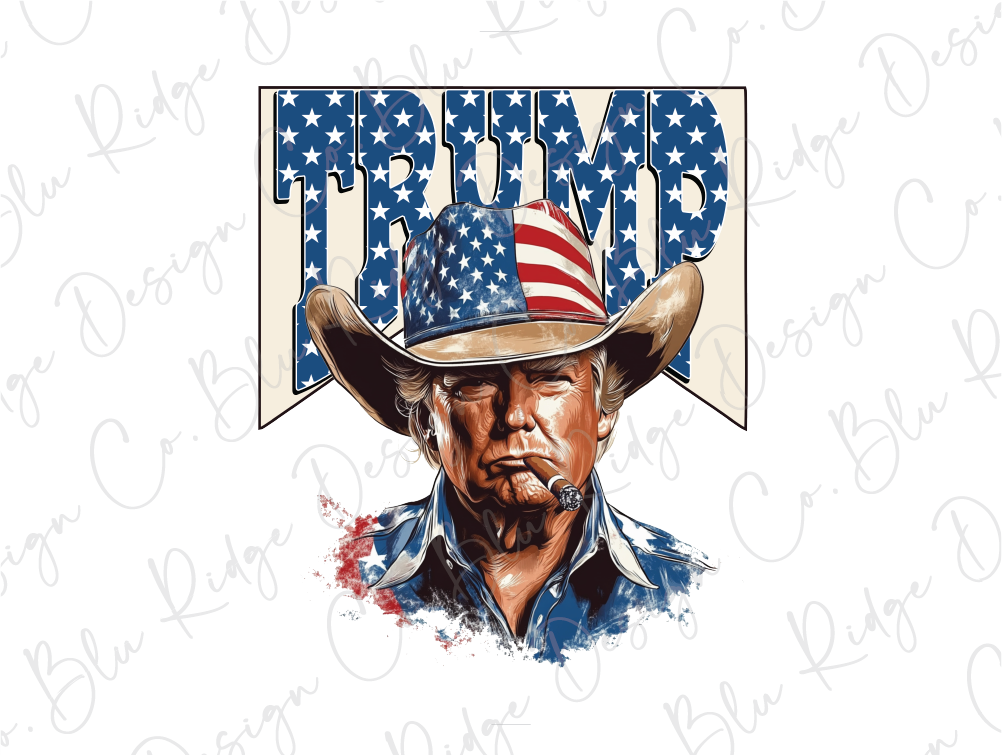 a drawing of a man wearing a cowboy hat