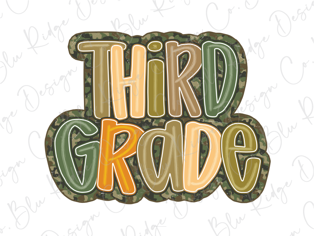the word third grade is made up of letters