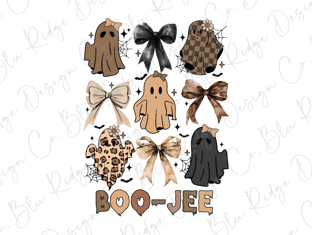 Boo-Jee Halloween Ghost Coquette Graphic T-Shirt