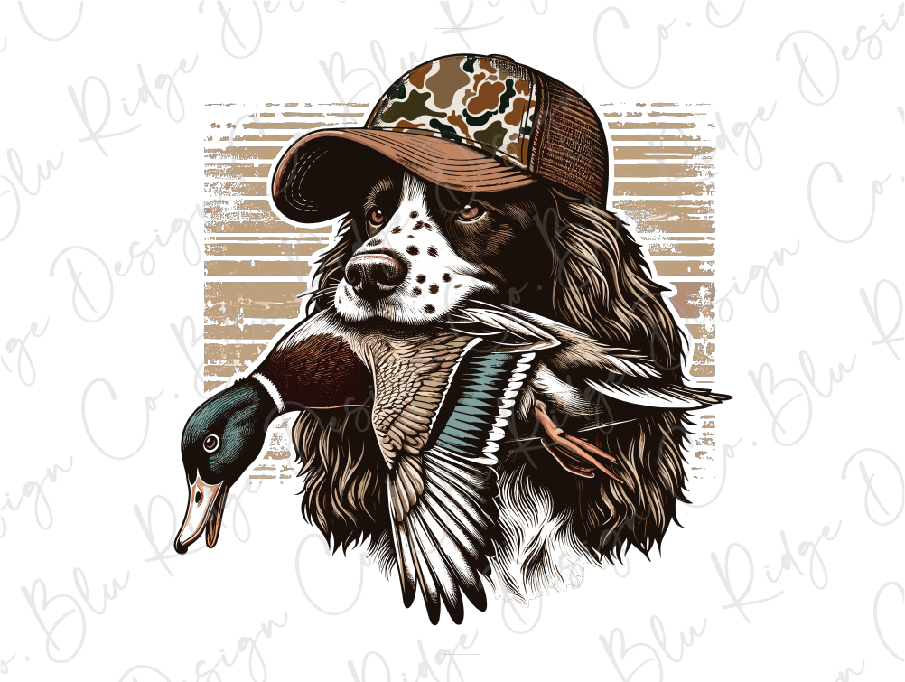 Duck Hunting Dog Graphic T-Shirt