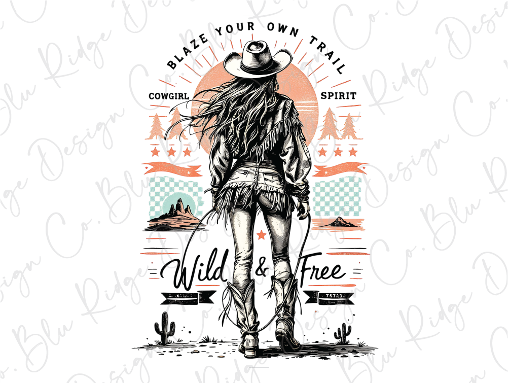 a drawing of a woman with a cowboy hat