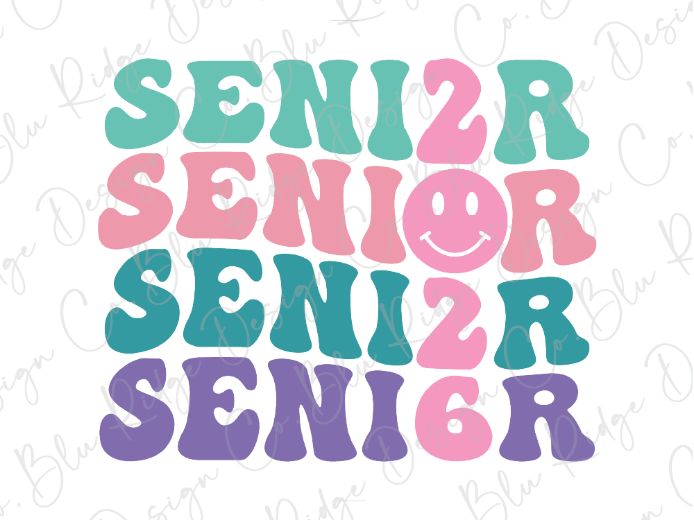 the words senior, senior, senior and senior on a white background