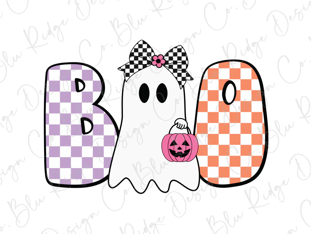 Halloween Boo Girl Ghost Graphic T-Shirt