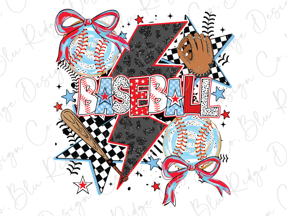 a baseball logo with a bat, glove, and stars