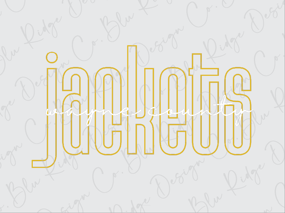 the word "jackets" written in a stylized font, with the word "jacket" being larger than the rest of the text.