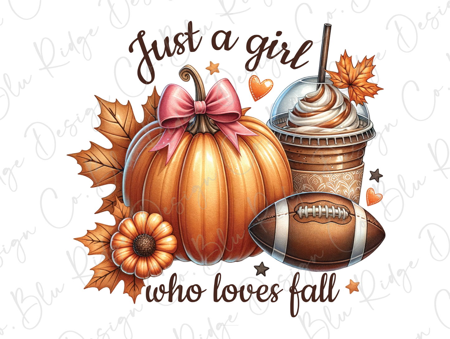 Just a Girl Who Loves Fall Graphic T-Shirt