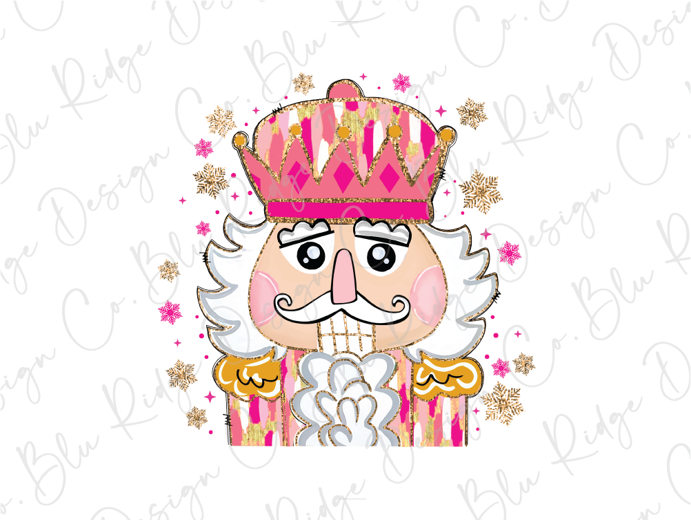 Pink Christmas Nutcracker Graphic T-Shirt