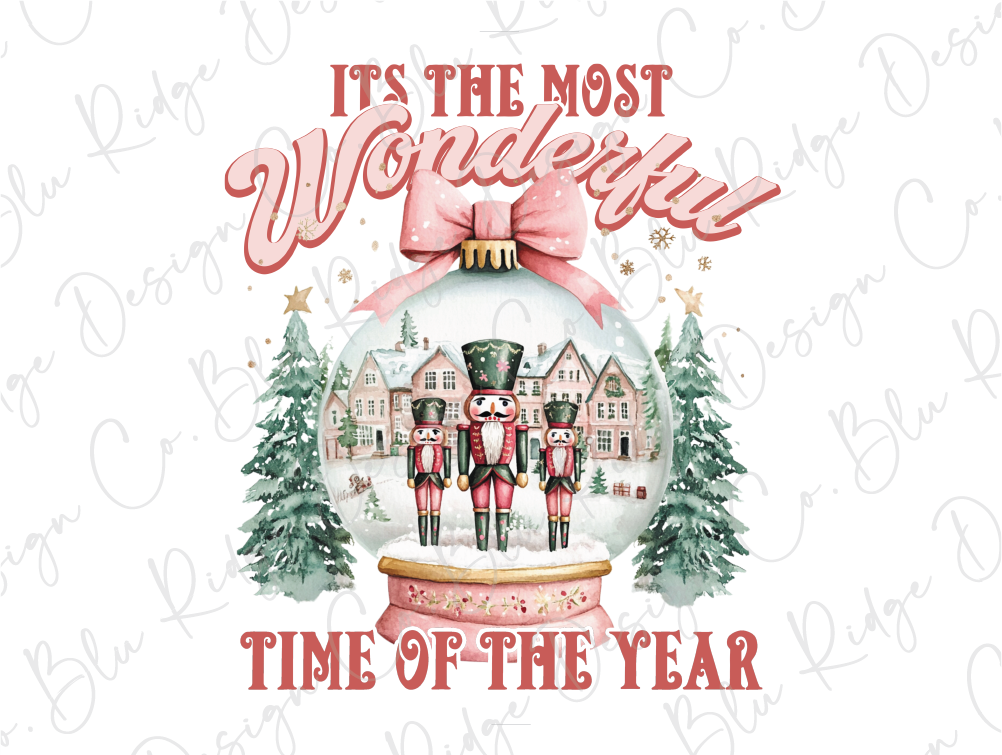 It's The Most Wonderful Time of The Year Waterglobe Nutcracker Graphic T-Shirt