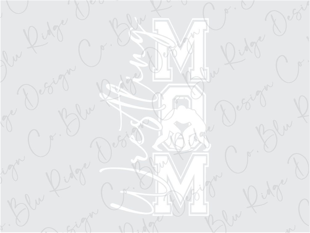 Wrestling Stacked Mom Graphic T-Shirt